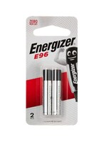 Buy 2-Piece E96 AAAA Alkaline Battery Set Silver/Black in UAE