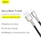Baseus USB to Lightning-Fast Charging Data Transfer Cable Cafule Series Braided Nylon 2.4A 1m Black