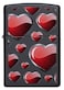 Zippo Lighter Model 218 Ci412306 Hearts Design