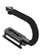 Generic - Handheld Camera Bracket Stabilizer With Video Shotgun Microphone Kit And Cold Shoe Tripod Head Black
