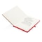 Santhome Classic Lined Notebook | A5, Hardcover, Ruled Paper Notebooks, Writing Pads, Dairy - 192 Pages (Black/Red)