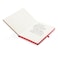 Santhome Classic Lined Notebook | A5, Hardcover, Ruled Paper Notebooks, Writing Pads, Dairy - 192 Pages (Black/Red)