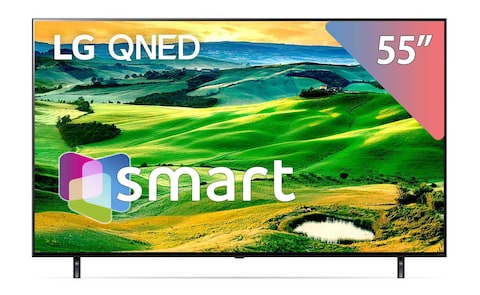 LG 55-inch 4K UHD QNED Smart TV with Built-in Receiver - 55QNED806QA