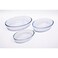 Taliona Oval Bakeware Set Clear 0.7L+1.6L+2.4L