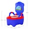 ALISSA-Portable Potty Toilet Training Seat Toilet Urinal for Kids Boys & Girls Mickey Mouse Design (Blue/Red)