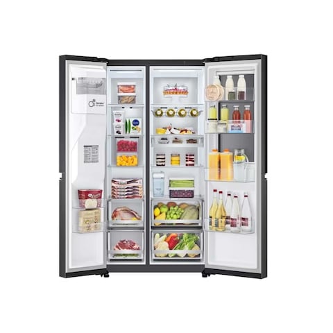Lg Gcx257Cqes  635L  Instaview Doorindoor  Inverter Linear Compressor  Side By Side F