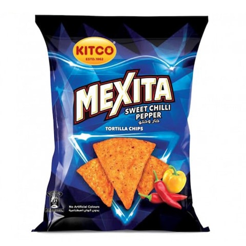 Buy Mexita Tortilla Chips Sweet Chili Pepper 23g in Saudi Arabia