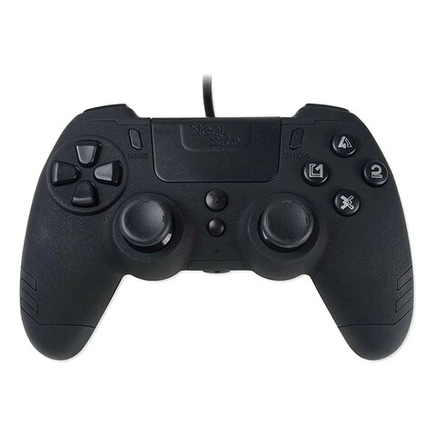 Steelplay Slim Pack Wired Controller For PlayStation 4/PC Black