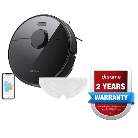 Dreame D9 Max Robot Vacuum Cleaner And Mop, 4000Pa Strong Suction, Vacuum Robot Sweep And Mop 2-In-1, 150Min Runtime, Multi-Floor Mapping, Lidar Navigation, Alexa/App/Wifi Control -2 Years Warranty