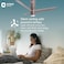 Orient Electric Aeroslim 1200mm BLDC Motor Smart Ceiling Fan With IOT, Remote &amp; Under Light (Champagne Brown)