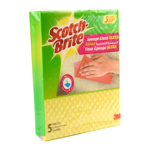 Scotch-Brite Multi-Purpose Sponge Cloth Ultra 5 PCS