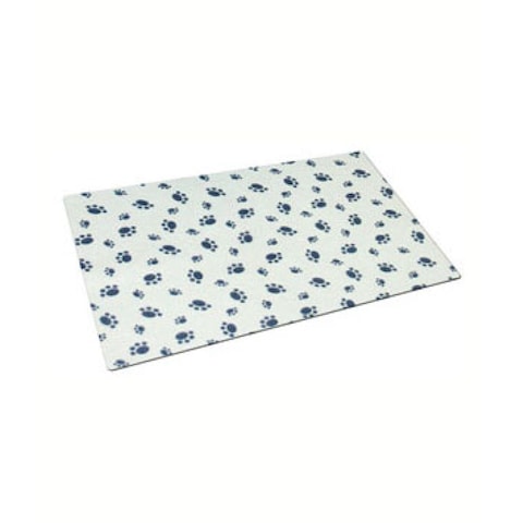 Drymate Mats for Dogs &amp; Cats GREY STRIPE /BLACK PAW 12 X 20 Inch/30 Cms X 50 Cms