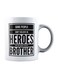 muGGyz Printed Ceramic Coffee Mug White