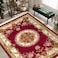 In House Velvet Turkish Rectangular Decorative Carpet - Red - 120x80cm