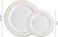 Aiwanto 175 pcs Disposable Plates Party Plates Food Plates Dinner Set Dinnerware Set Food Plates