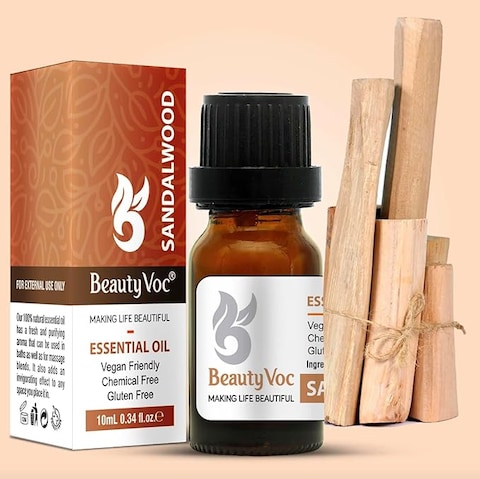 Beauty Voc Sandalwood Oil Organic &amp; Herbal Oils - 10ML