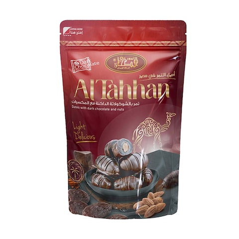 Al Tahhan Dates with Almond and Chocolate - 250 gm