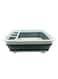 Generic - Folding Kitchen Drain Dish Rack Grey/White