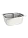 Almufarrej Stainless Steel Deep Tray Silver 26.5X32.5X15cm