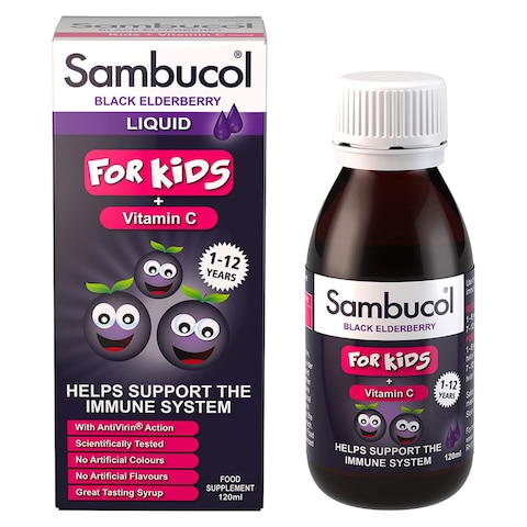 Sambucol Kids Vitamin C Syrup 120ml