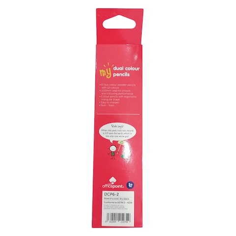 VEDA DUAL SIDED PENCIL DCP6-2 COL