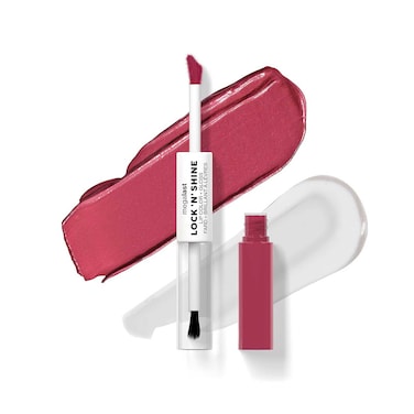 Wet n Wild Megalast Lock &#39;n&#39; Shine Lip Color+Gloss- LA Pink