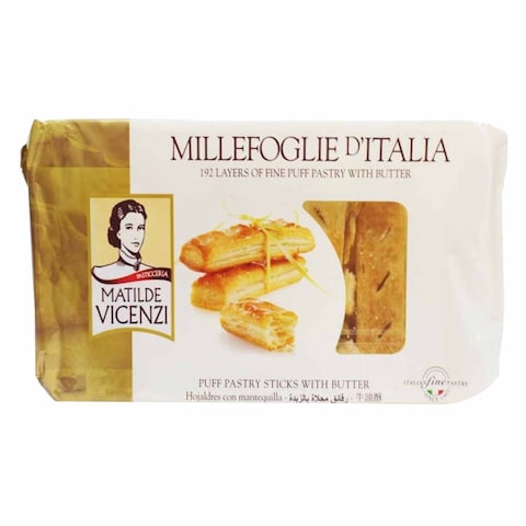 Matilde Vicenzi Butter Puff Pastry Sticks 125g