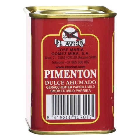 EL AVION Pimenton Dulce Ahumado Smoked Mild Paprika 75g