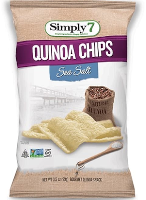 Buy Simply 7 Quinoa Sea Salt Chips 79g in Kuwait