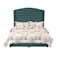 In House Maldives Velvet Bed Frame - Queen - 200x160 cm - Turquoise