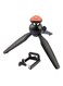 Awei - Mini Tripod Hand Grip With Mobile Holder Black/Orange