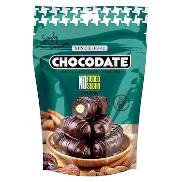 Chocodate Dark Chocolate with Almond, 90g