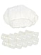 Juvale - 100-Piece Disposable Shower Cap Set Clear