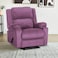 In House Velvet Rocking Recliner Chair - Light Purple - AB02