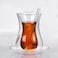 Blackstone Double Wall Glass Tumbler With Saucer Estikana And Spoon Set, Tea Or Coffee Cups, Set Of 18 Pcs, 100 ml - TS891