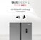 Nobel Side by Side Refrigerator 518Ltr Net Capacity, Inverter Technology, LED Display, R600a Refrigerant, Inside LED Light, Condenser, Removable Gasket, Adjustable Legs, Recessed Handle NR700D Silver
