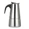 Decdeal - 300ml 6-Cup Stainless Steel Espresso Percolator Coffee Stovetop Maker Mocha Pot for Use on Induction Cooker