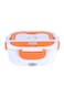 Generic Portable Electric Lunch Box Orange/White