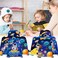 Drawstring Bag for Boys/Girls Travel Storage Package Cartoon School Backpack Children Kids Birthday Party Favors Bags 10 pcs Astronaut Style 1