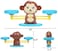 Aiwanto Monkey Number Balance Math Games Educational Toys Early Math Teaching Tool Counting Toy