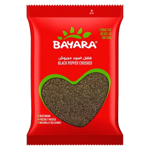 Bayara Black Pepper Crushed, 200g