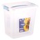 Max Plast Plastic Multi Storage Box White And Blue 7L
