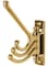 Generic 3-Piece Armed Swivel Hook Gold 21X13.5cm