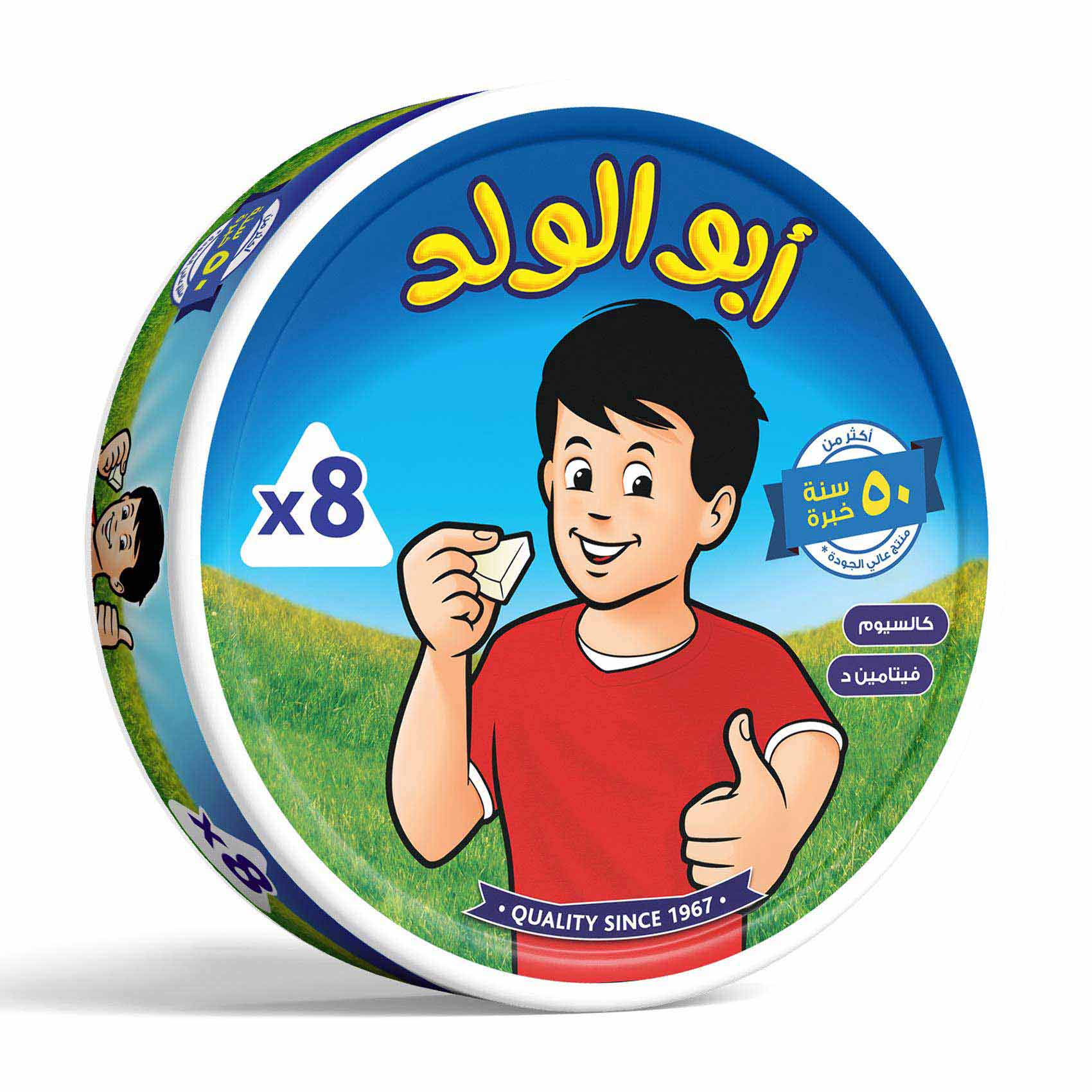 Abu Al Walad Triangle Cheese - 8 Pieces