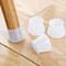 Generic Outgeek 16Pcs Chair Leg Cap Universal Clear Silicone Scratch-Proof Furniture Leg Pad Chair Leg Protector