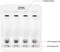 DMK Power TC2AU AA AAA Battery Charger 4 Independent Slot Smart Fast Charger with LED Light &amp; USB Cable, Battery Charger for AA AAA Ni-Cd Ni-MH Rechargeable Battery
