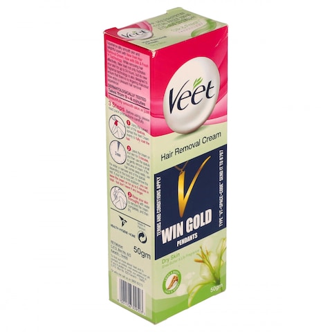 Veet Dry Skin Hair Removal Cream 50g