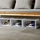 Lushh Shoe Storage Box,  Transparent, Side Open  High Quality  storage Organizer Boxes - Stores Shoes Size up to UK 46 (Big Size), 3 Box Set