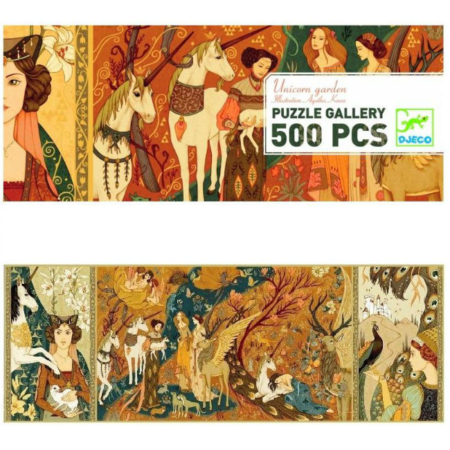Djeco Unicorn Garden Puzzle - 500Pcs