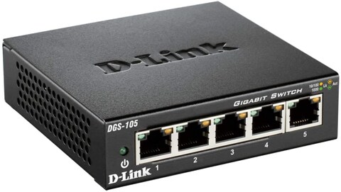 D-Link Gigabit Ethernet 5 Switch - Dgs-105